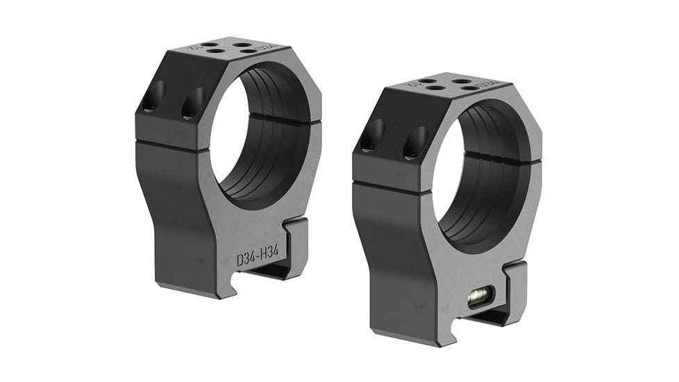 Audere Scope Rings PSR, 30mm Tube, Low, Black, PR0005