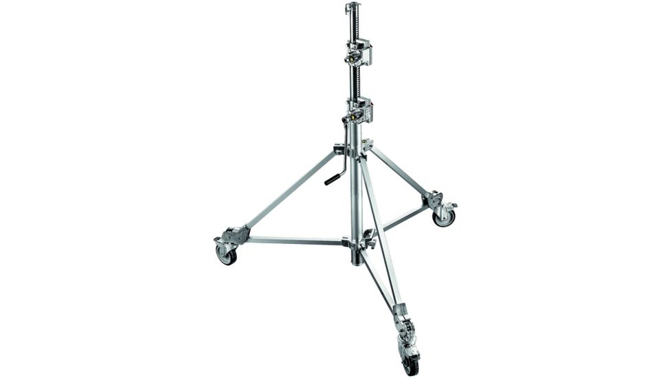 Avenger Short Base 2 Riser Strato Safe Crank-Up Stand With B100FSPS