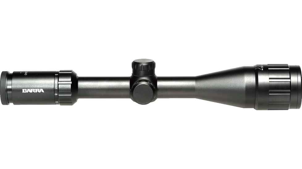 Barra Optics H20 4-12x40 Rifle Scope, 1in Tube, Second Focal Plane, BDC Reticle, MOA Adjustment, Black, H204-12X40B1