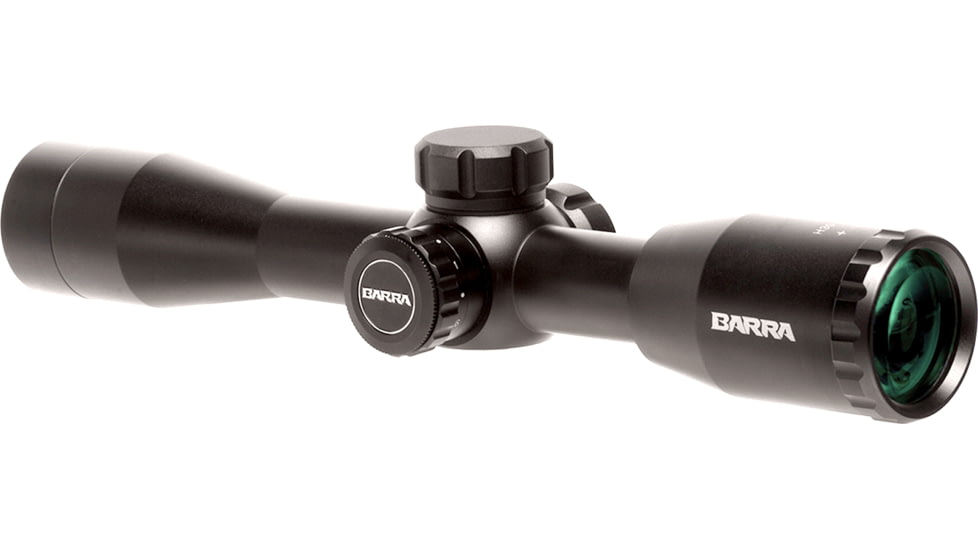 Barra Optics H30 4X32 Rifle Scope, 1in Tube, Second Focal Plane, BDC Reticle, MOA Adjustment, Black, H304x32B1