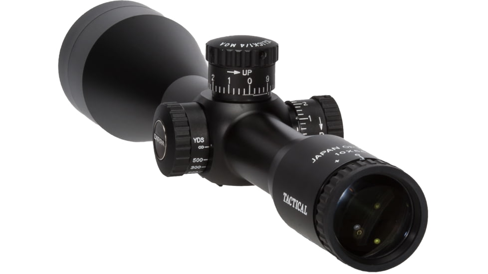 Barra Optics MP 10X56 Rifle Scope, 30mm Tube, Second Focal Plane, Mildot Duplex Reticle, MOA Adjustment, Black, MP10X56S