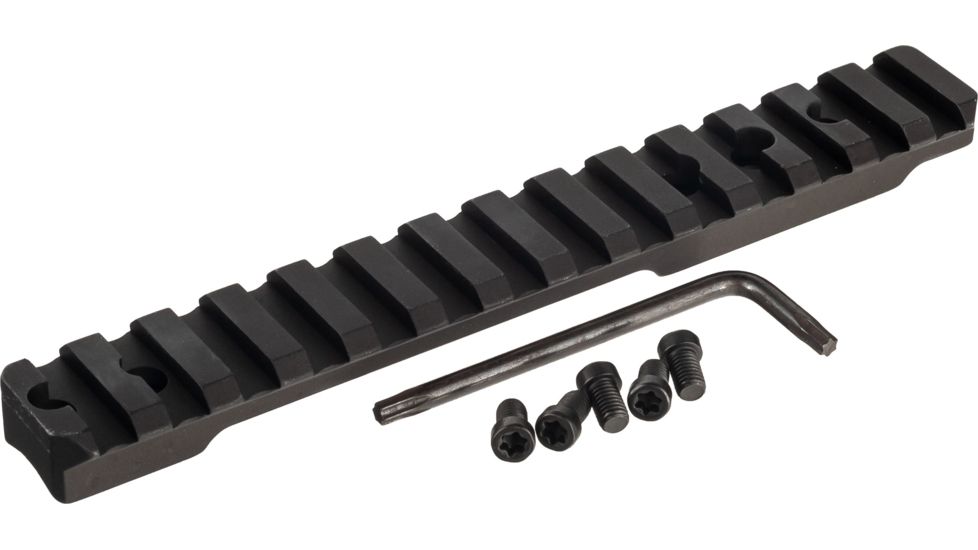 Barrett 16758 Base For Barrett Fieldcraft Picatinny Style Short Action Black Fin