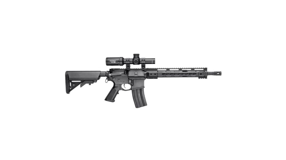Barska 1-4x24mm Level HD Rifle Scope, Illuminated HRS .223 BDC Reticle, Black, Medium AC12798