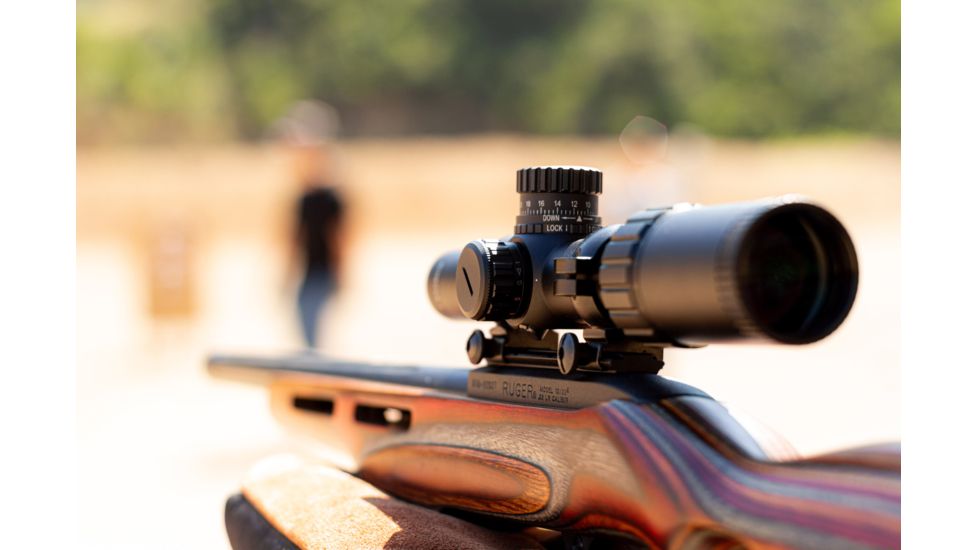Barska 1-4x24mm Level HD Rifle Scope, Illuminated HRS .223 BDC Reticle, Black, Medium AC12798