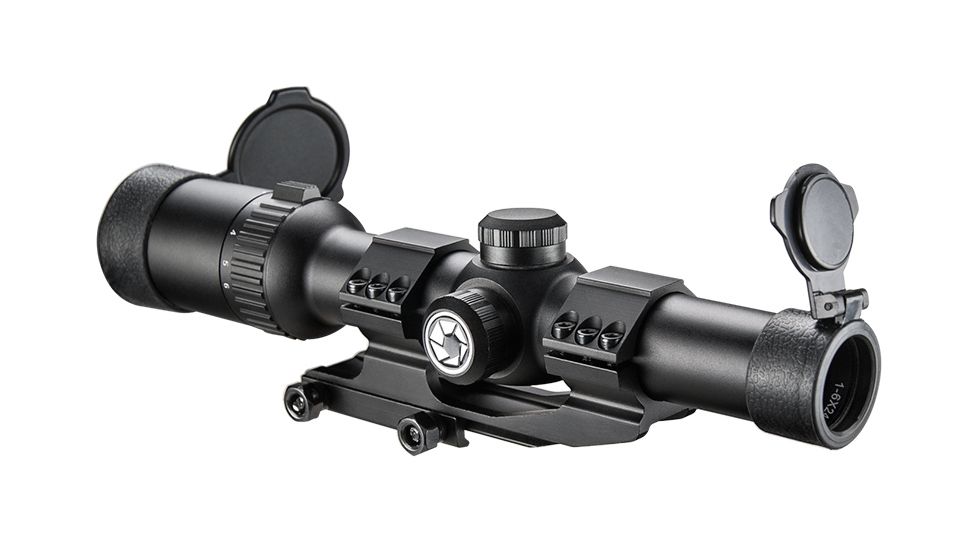 Barska 1-6x24 IR,AR6 Tactical Rifle Scope,30mm Tube,Red/Green Illuminated Reticle AC12390
