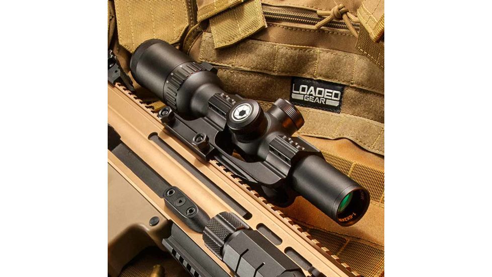 Barska 1-6x24 IR,AR6 Tactical Rifle Scope,30mm Tube,Red/Green Illuminated Reticle AC12390
