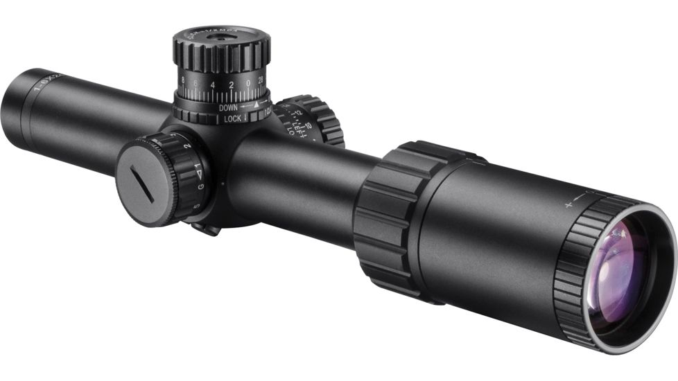 Barska 1-6x24mm Level HD FFP Rifle Scope, Black, Medium AC13026