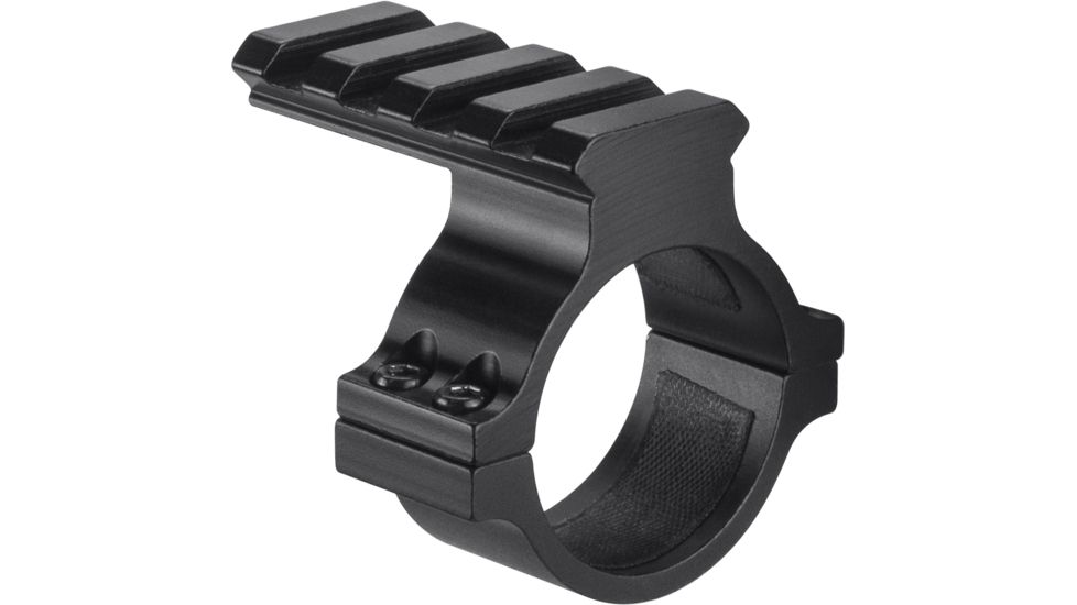 Barska 1 inch Ring w/ Picatinny Top Rail, Black, AI13210