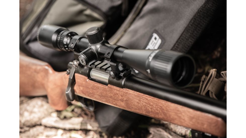 Barska 10-40X50 Adjustable Objective Varmint Rifle Scope, Matte Black, MilDot Reticle