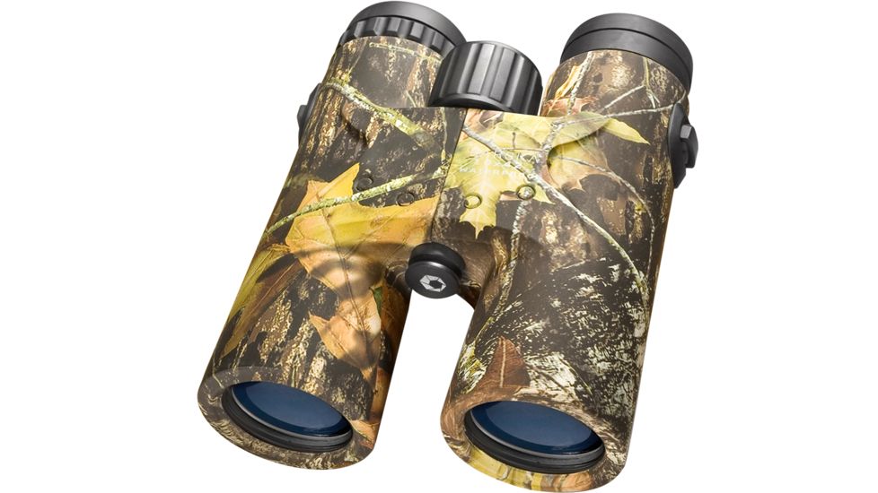 Barska 10x42 Blackhawk Blue Lens Roof BK-7 Prism Binoculars, Mossy Oak Break-Up Camo AB10458