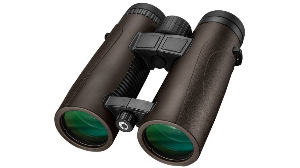 Barska 10x42mm WP Embark Binoculars, Roof Prism, BAK-4, Right Eye Diopter, Brown AB12680