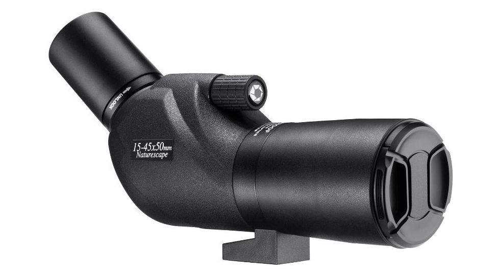 Barska 15-45x50 WP Naturescape Spotting Scope, Angled w/Tripod, Black AD12682