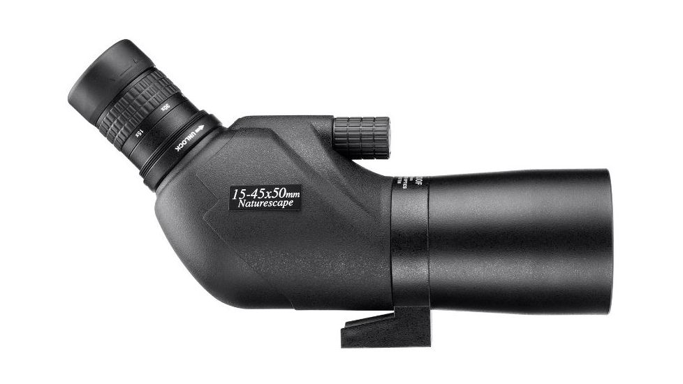 Barska 15-45x50 WP Naturescape Spotting Scope, Angled w/Tripod, Black AD12682