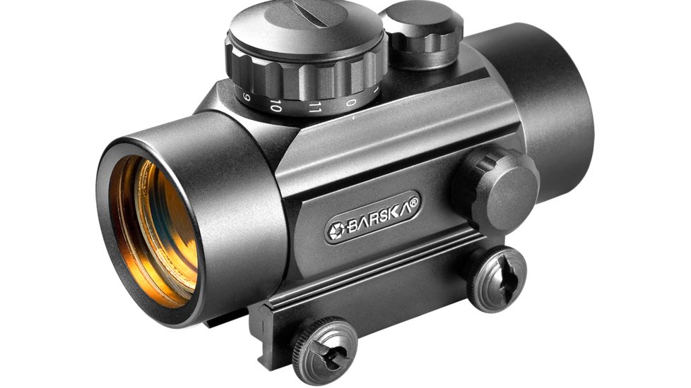 Barska 1x30 Red Dot Crossbow Scope, 3.5 MOA, Matte Black AC11088