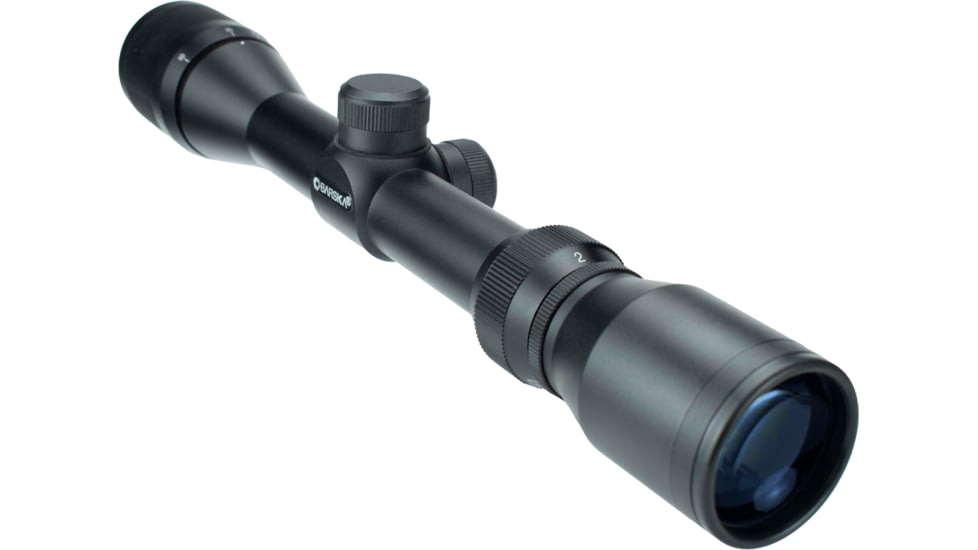 Barska 2-7x32 Airgun Rifle Scope w/ Adjustable Objective, Black, Mil-Dot Reticle - AC10006