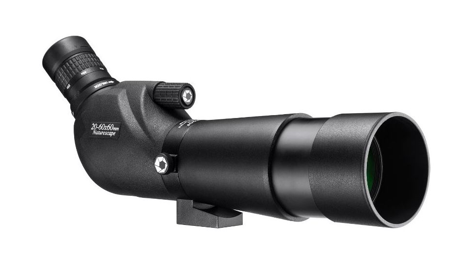 Barska 20-60x60 WP Naturescape Spotting Scope, Angled w/Tripod, Black AD12684