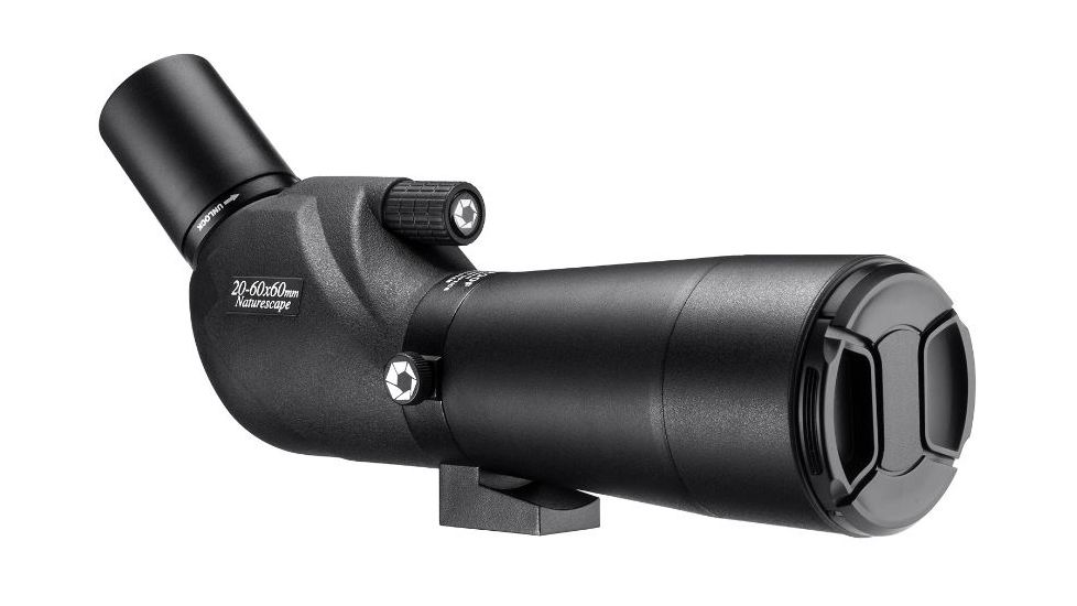 Barska 20-60x60 WP Naturescape Spotting Scope, Angled w/Tripod, Black AD12684