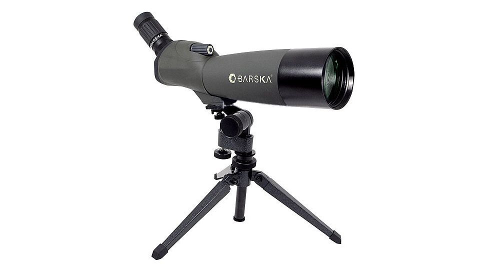 Barska Blackhawk 20-60X80 Waterproof Angled Spotting Scope w/ Tripod &amp; Hard Case - AD10362
