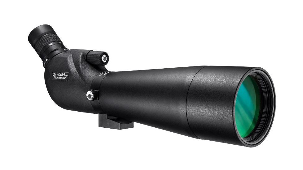 Barska 20-60x80 WP Naturescape Spotting Scope, Angled w/Tripod, Black AD12686