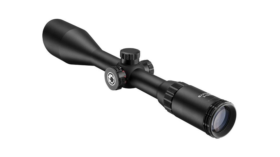 Barska 3-12x50 IR Blackhawk Rifle Scope, Mil Dot, w/ Ring, Black AC12462