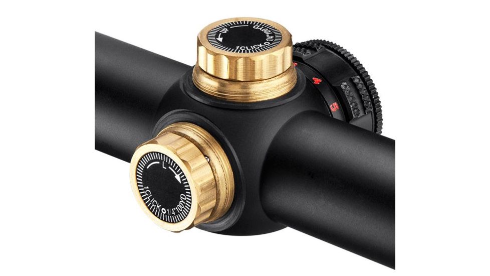 Barska 3-12x50 IR Blackhawk Rifle Scope, Mil Dot, w/ Ring, Black AC12462