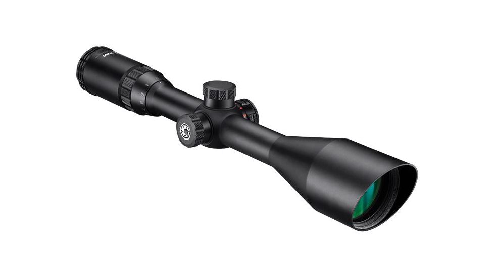 Barska 3-12x50 IR Blackhawk Rifle Scope, Mil Dot, w/ Ring, Black AC12462