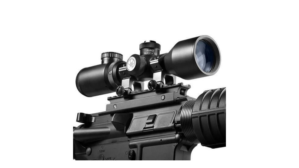 Barska 3-9x42mm Contour Rifle Scopes w/ 4A Mil-Plex Illuminated Reticle &amp; Range / Trajectory Adjustment - AC10634 Rifle Scope