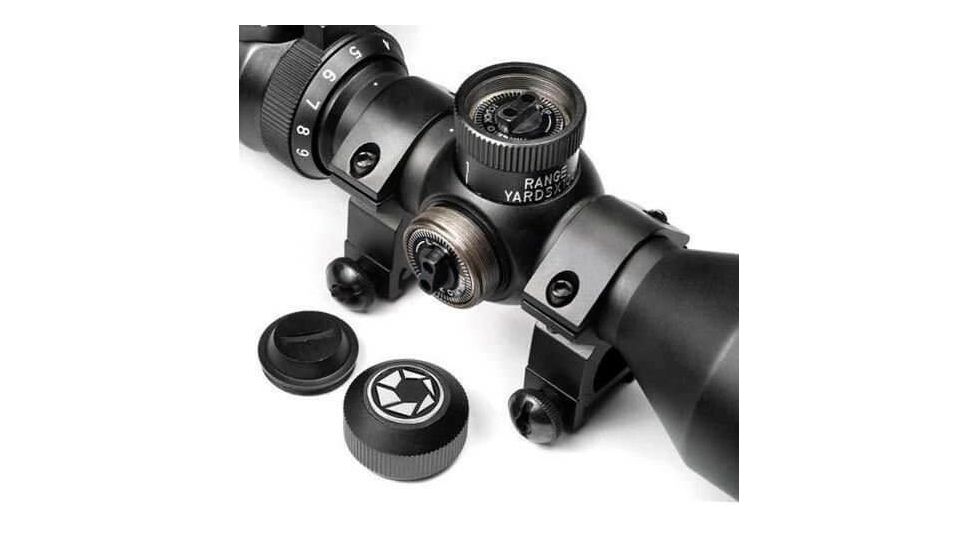 Barska 3-9x42mm Contour Rifle Scopes w/ 4A Mil-Plex Illuminated Reticle &amp; Range / Trajectory Adjustment - AC10634 Rifle Scope
