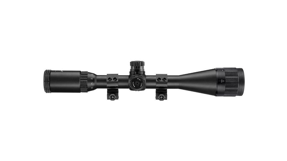 Barska 4-16X40 AO IR Blackhawk Rifle Scope, Mil Dot, w/ Ring, CP, Black AC12453