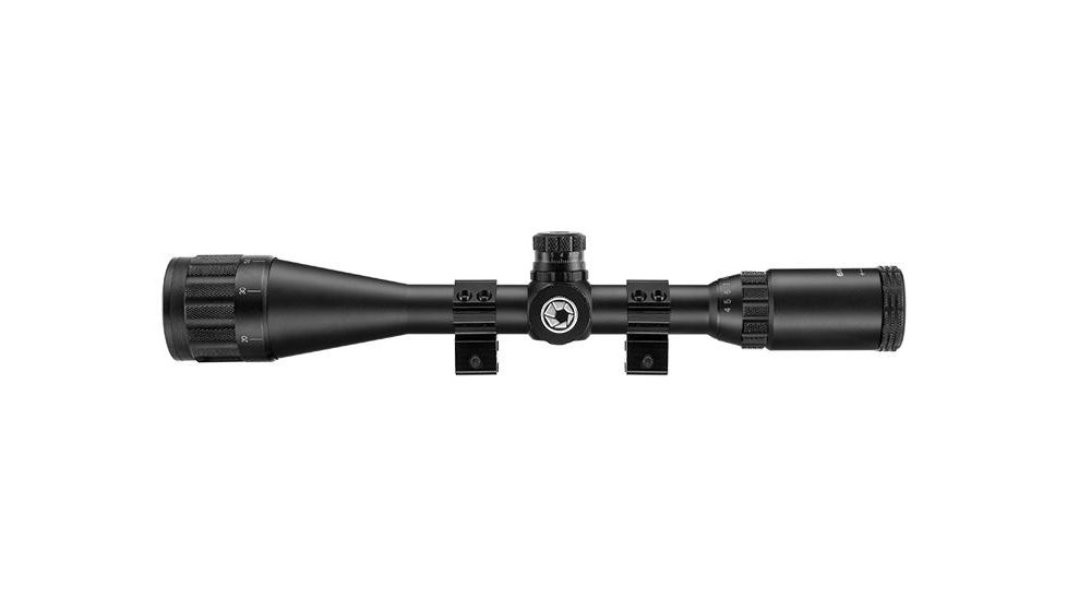 Barska 4-16X40 AO IR Blackhawk Rifle Scope, Mil Dot, w/ Ring, CP, Black AC12453
