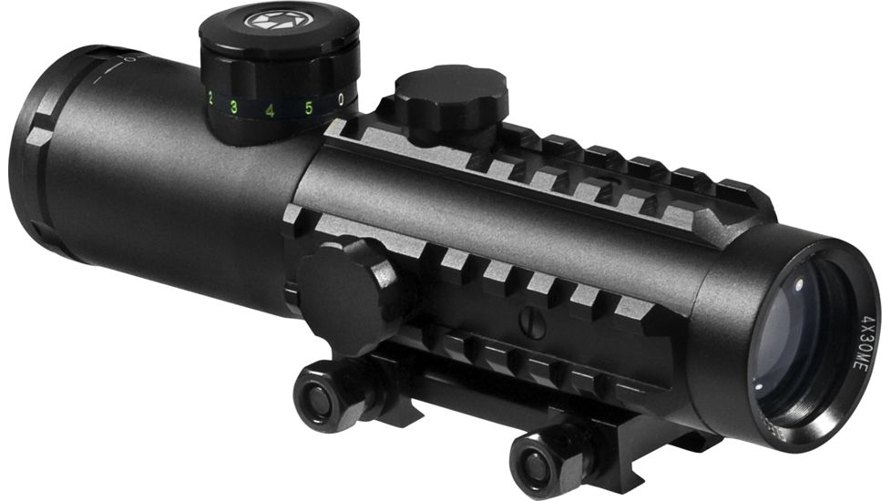 Barska 4X30 IR Electro Sight Rifle Scope w/ Illuminated Reticle AC11544