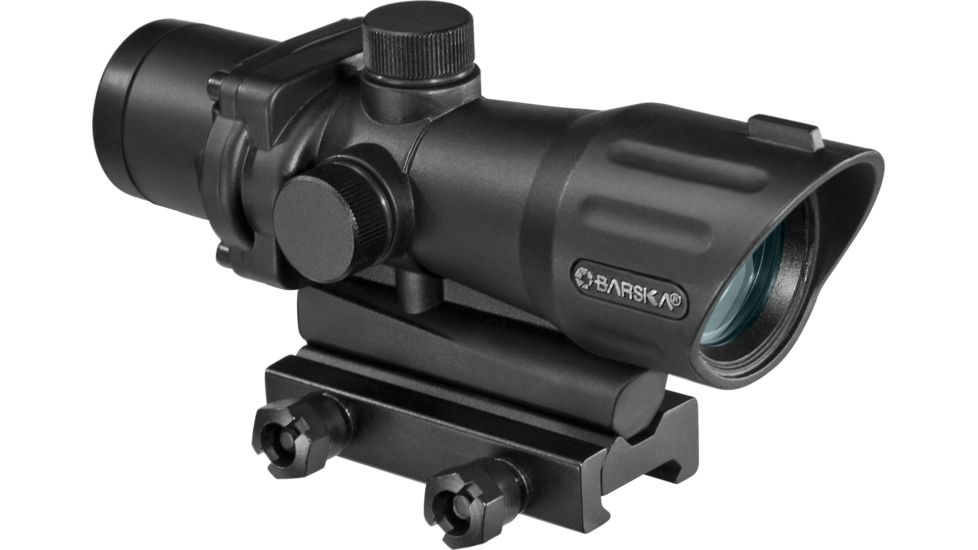 Barska 4x32 AR15 Electro Sight Series Waterproof Rifle Scope,Mil-Dot Reticle AC12268