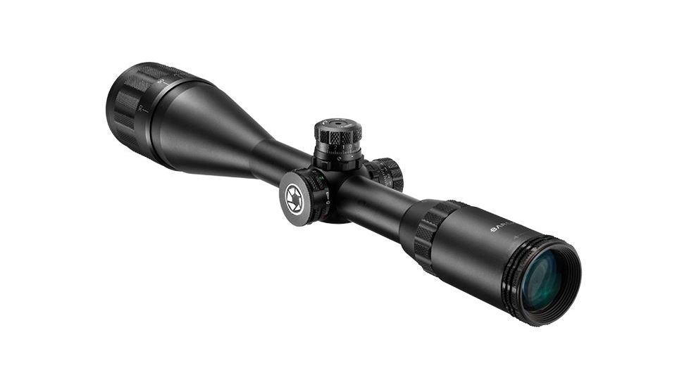 Barska 6-24X50 AO IR Blackhawk Rifle Scope, 1/4 MOA, Mil Dot, w/ Rings, Black AC12464