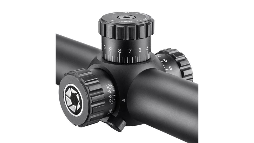 Barska 6-24x56mm Level Rifle Scope, Illuminated MOA Reticle, Black, Medium AC12786