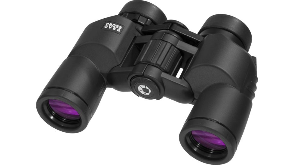 Barska 8x30 Crossover Porro BaK-4 Prism Waterproof Binoculars, Black, Box Pack
