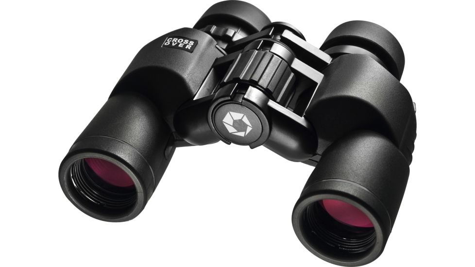 Barska 8x30 Crossover Porro BaK-4 Prism Waterproof Binoculars, Black, Clam Pack AB11433