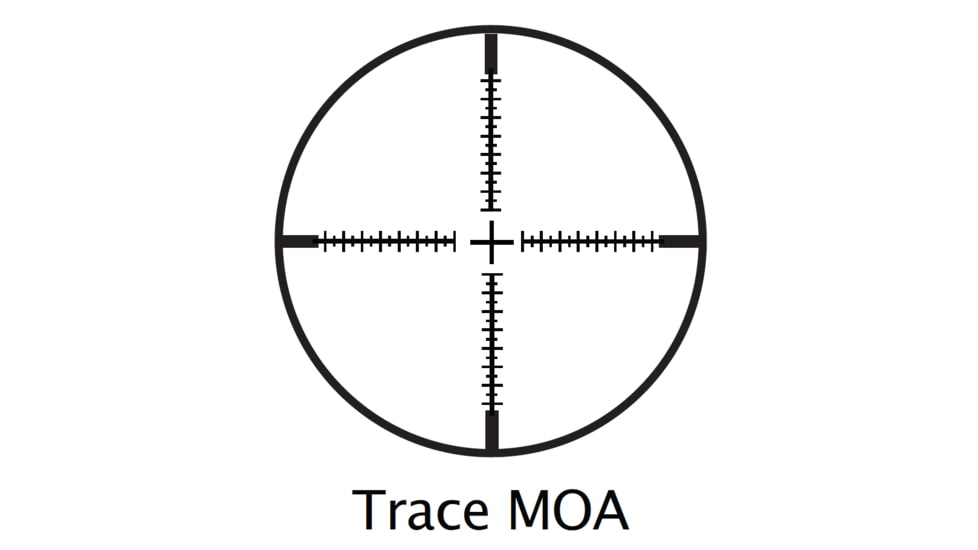 Barska AO Varmint Trace MOA V2 Rifle Scope, 10-40x Magnification, 60mm Lens, 30mm Tube, Second Focal Plane, Trace MOA Reticle, Matte, Black, AC13524