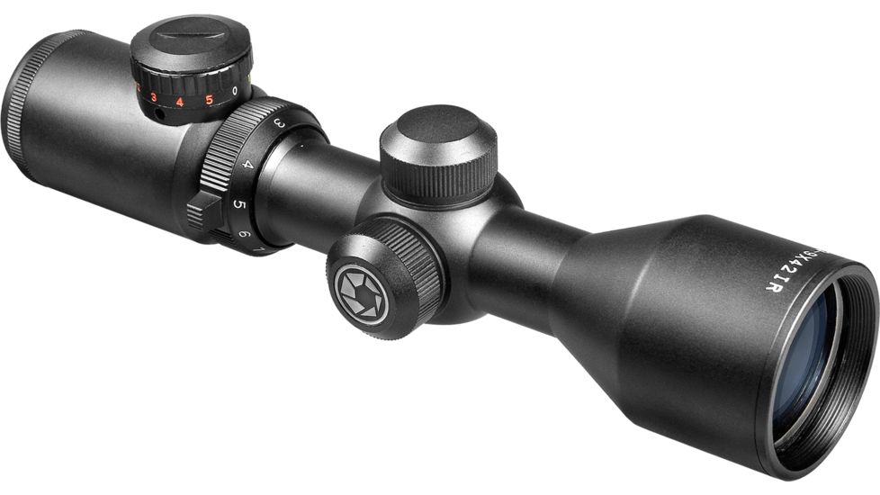 Barska Contour 3-9x42 IR Compact Rifle Scope w/ 30/30 Illuminated Dual Color Reticle - AC10552