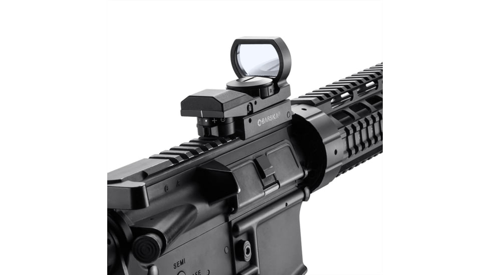 Barska Electro 1x22-33mm Reflex Sight, Multi Reticle, Black, Small, AC11705