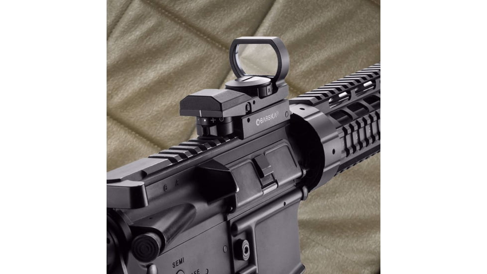 Barska Electro 1x22-33mm Reflex Sight, Multi Reticle, Black, Small, AC11705