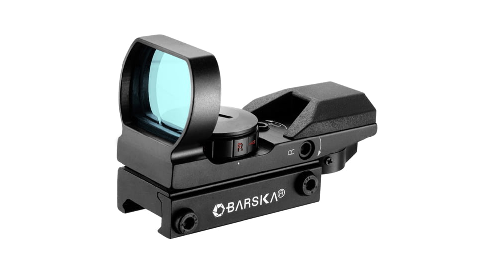 Barska Electro 1x22-33mm Reflex Sight, Multi Reticle, Black, Small, AC11705