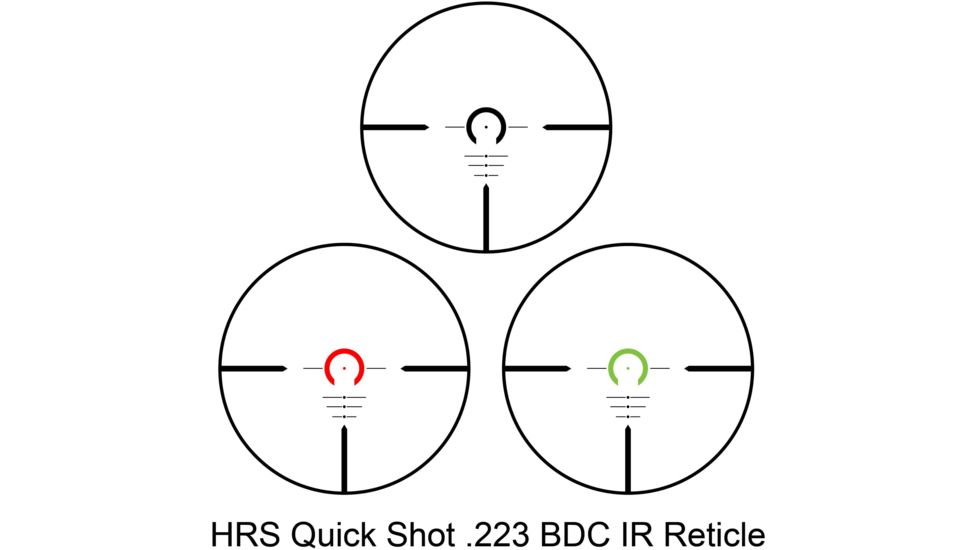 Barska Illuminated Red/Green HRS Quick Shot 223 BDC Reticle