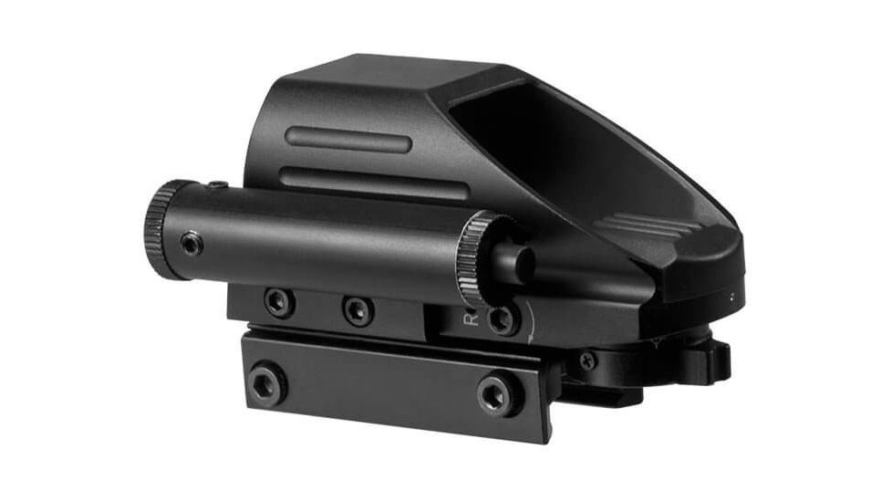 Barska Multi Reticle Electro Sight with Red Laser, Black AC12136