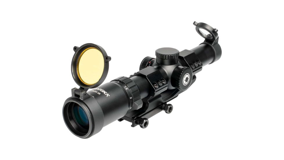 Barska SWAT 1-8x 24mm HRS .223 BDC Rifle Scope, Black, Small, AC13326