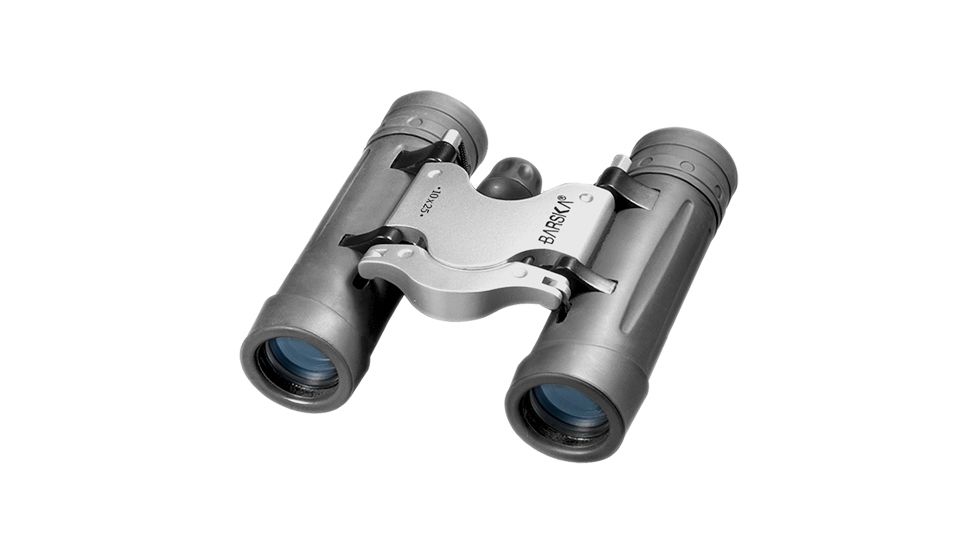 Barska 10x25 Trend Compact Roof Prism Fully Coated Binoculars, Gray AB10126 