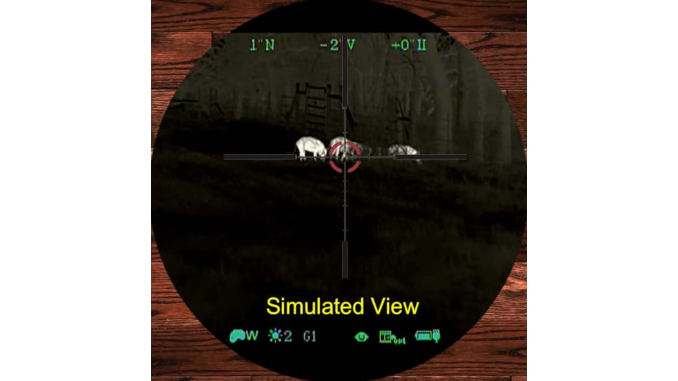 Bering Optics BEAST-R 336 3.5x50 Thermal Weapon Sight w/Digital Zoom, TAU II Core 336x256, Black, BE43550