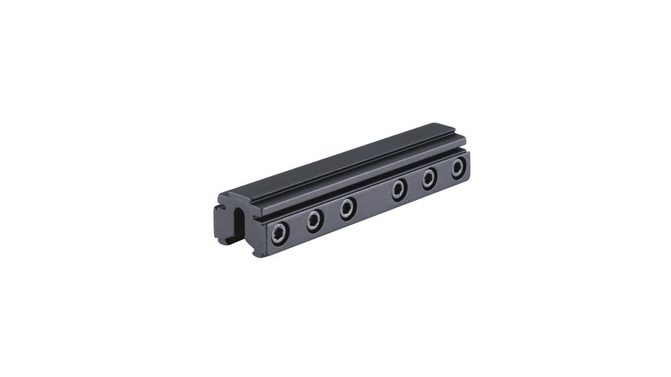 Model 169 4in Long Tri-Mount Dovetail Riser Mount,Matte Black