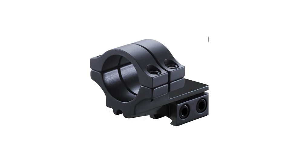 Model 302 1in Long Double Strap Offset Dovetail Ring,Single,Matte Black