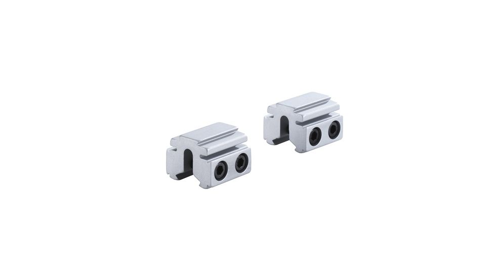 Model 466 14mm Plus 1in Long Tri,Mount Dovetail Riser,Silver