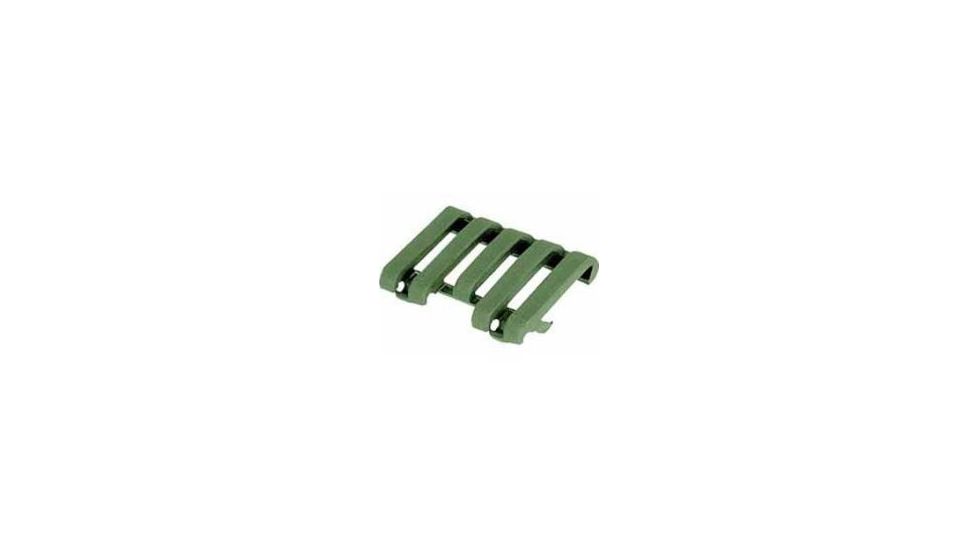 Blackhawk Low Profile Rail Cover with Wire Loom w/ 5 Slots, OD Green 71RC01OD